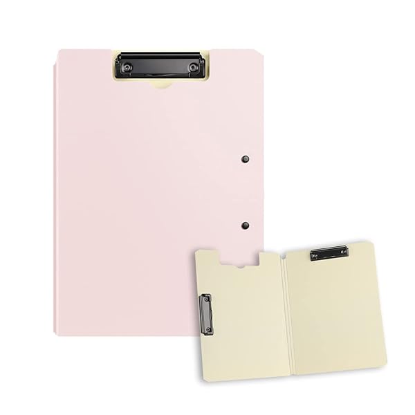 【送料無料】Costowns 二つ折り ダブルクリップファイル 横型 縦型クリップ バインダー クリップボード A3 A4 120枚A4資料用紙が収納可 360...