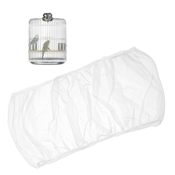 【送料無料】鳥かご ケージ カバー メッシュカバー 鳥用ケージカバー 防塵 オウム エサの飛び散り防 ...
