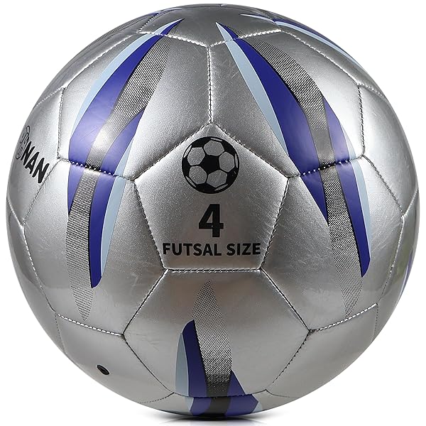 【送料無料】フットサルボール 4号 低弾性 サッカーボール サイズ4 インドア 練習用 低反発性 サッカースキンはTPU素材 で耐久性あ さまざまな年齢層に適したインドアゲーム＆トレーニング用ボール