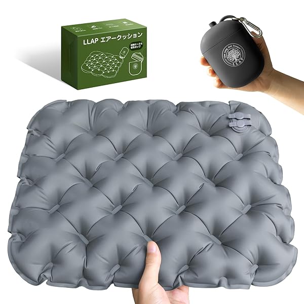 【送料無料】アウトドア用エアーマット レジャーシート キャンプマット (厚さ5cm/折りたたみ/軽量 コン..