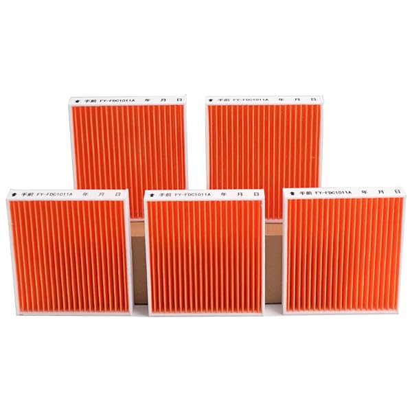 【送料無料】FY-FDC1011A 給気清浄フィルター FYFDC1011AC 換気扇用 交換用給気清浄フィルター 気形パイプファン 5個セット