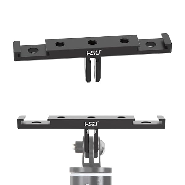 【送料無料】Gopro ダブルアダプター マウント アルミ製 デュアル マウント アクションカメラ アクセサリー (長さ97mm)