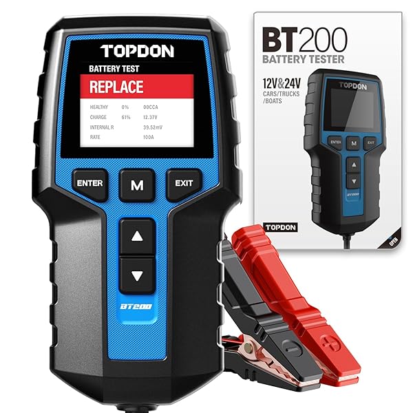 【送料無料】BT200 バッテリーテスター 高精度100-2000CCAテスト AGM・ゲル・EFBバッテリー向け 日本語良否判定・CCA・SOH・SOC・電圧・内部抵抗・電流・定格など測定可能 12V/24V充電/始動システムアナライザー 日本語取扱書付きブランド色負荷テスター 12V 24VモデルBT200商品説明【商品概要】対応バッテリー種類：12V鉛蓄電池のバッテリーテスター 、12Vと24V鉛蓄電池の充電/始動システムアナライザー。標準のフラッド/AGMフラット/AGMスパイラル/ゲル/EFBバッテリーにはテストできます。テスト範囲（100〜2000 CCA）。バッテリーテスト：CCA、SOH（状態）、電圧、SOC（充電状態）、電圧、内部抵抗値、電流、定格は測定可可能で、および読み取り可能な分析結果を2.4インチのカラーLCD画面に表示します。測定基準 ：SAE / DIN / EN / JIS / MCA / CCA/IECなど。自動車用バッテリー診断機 自動車/アイドリングストップ車/トラック/モーバイク/ATV/SUV/ボート/ヨット向け始動テストと充電テスト：クランキングテストは、クランキング電圧やクランキング時間を含む始動モーターを分析して、始動モーターが正常に動作するかどうかを確認するのに役立ちます。充電テストは発電機、整流器、整流ダイオードなど、充電システムのさまざまな部分をテストして、信頼できる充電電圧値を測定できます。【梱包明細】： BT200 車用バッテリーテスター、ユーザーマニュアル。 は、30日間の返品と12か月のとタイムリーなカスタマーサービスを提供します。ご不明なところがございましたら、いつでも出品者までお問い合わせください。【商品説明】【商品詳細】商品種別：車＆バイク商品名：【送料無料】BT200 バッテリーテスター 高精度100-2000CCAテスト AGM・ゲル・EFBバッテリー向け 日本語良否判定・CCA・SOH・SOC・電圧・内部抵抗・電流・定格など測定可能 12V/24V充電/始動システムアナライザー 日本語取扱書付き製造元：TT 商品番号：‎ BT200商品内容：battery tester色：負荷テスター 12V 24V商品タイプ：デジタル。【当店からの連絡】お客様にご満足いただけるよう、最後まで誠意を持って気持ちの良いお取引を心がけております。
