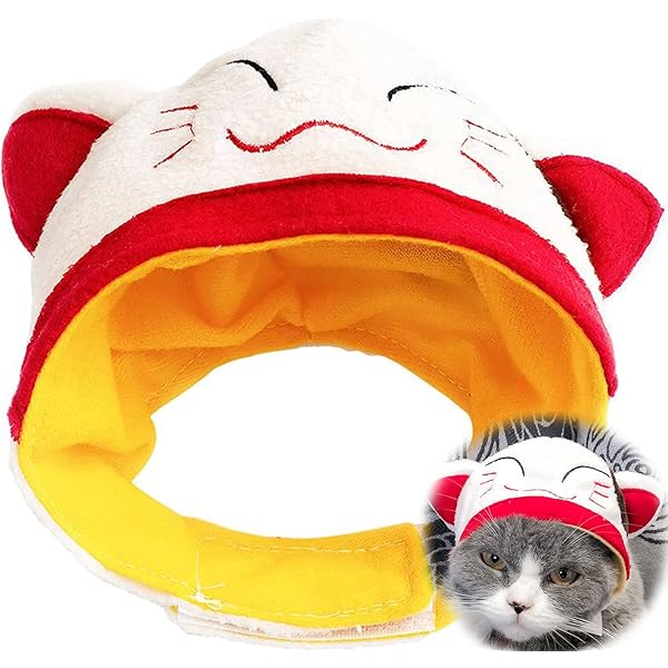 【送料無料】猫 かぶりもの 犬猫用コスプレ 帽子 可愛さアップ マジックテープ 調節可能 着