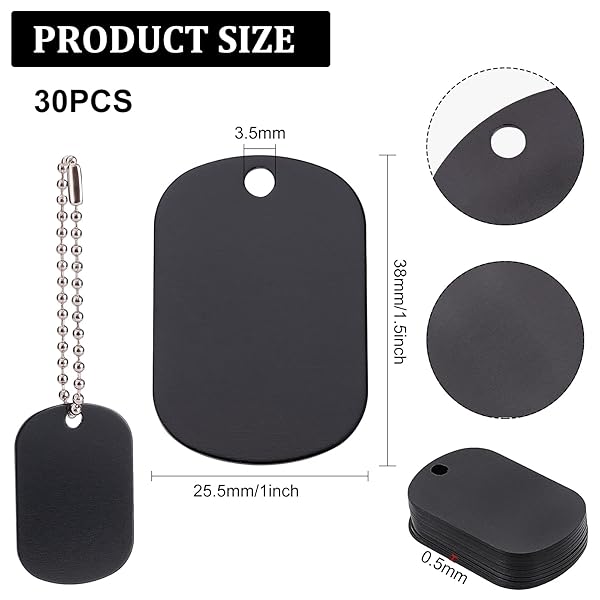 【送料無料】アルミネームタグ 30枚セット（22.5x38mm）盾型 トラベルバッグタグ D...