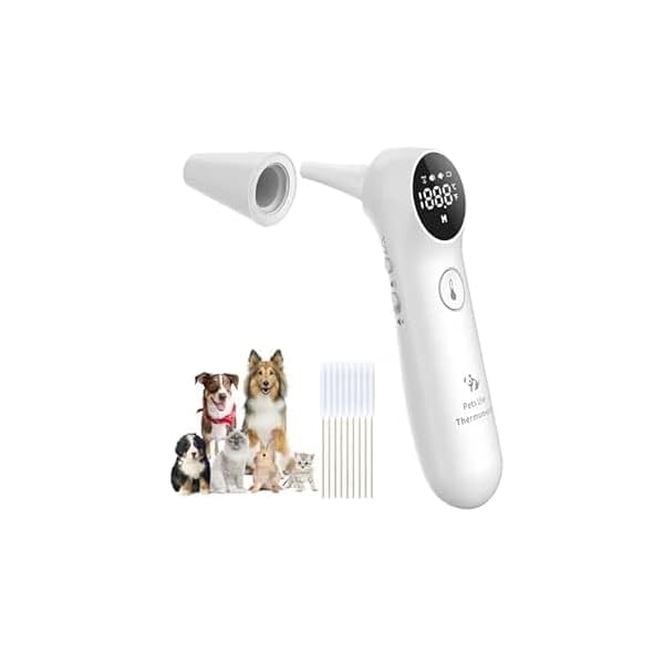 【送料無料】犬、猫、家畜用ペット耳温度計、ロングプローブ設計、℃/℉変換とサウンドスイッチ専用ボタン、1秒測定、ペット用綿棒20本付属 (白)ブランド色白モデル商品説明【商品概要】【 ペット用赤外線耳式体温計 ロングプローブ設計】ペットの耳道を考慮し、より深い耳道を持つペットでも最適な測定結果を得るために、ロングプローブ設計を採用しました。鼓膜周辺から放射される赤外線熱波を測定します。このペット用体温計は、猫、犬、ウサギ、家畜、牛、羊、豚、馬などの家庭ペットに適しています。【1秒測定】犬の耳温を1秒で素早く測定。精度は0.2℃/0.4℉以内です。【高速で正確な赤外線温度計センサー】より正確な測定結果が得られます。獣医の高い満足度。【ペットの耳垢除去用ペット綿棒20個】耳垢を除去することで、温度測定結果に影響を与えないようにすることができます。【注意】温度測定の正確な結果には多くの要因が影響します。最良の結果を得るには、事前に注意事項をお読みください。【よく使う機能専用キーを1秒で切り替え】専用のc/f切り替えボタン、専用のサウンドオン/オフキーにより、複雑な操作プロセスがなくなり、ユニットを素早く切り替え、騒音に敏感な犬にすぐにサイレントモードを提供します。【12セットのメモリ】ペットの健康記録を確認できます【電池2個電源】電池式で使いやすい【 2年間】面倒な返品は一切不要。信頼できる2年間。当社の製品は、品質とスタイルを重視し、一切の妥協を許さず、長くご愛用いただける製品です。お客様を第一に考え、信頼していただけるサービスをご提供いたします。また、お客様からの貴重なご意見もお待ちしております。【商品説明】 ペット耳式体温計は、耳の深いペットの体温を測定するために設計された長いプローブを備えたペット用の赤外線体温計です。 大きな耳の犬などの2番目のクイック温度測定、ミュートボタンのショートカットボタン ペットの体温を測定する手順 1. ペットの体温を測定する準備をする前に、環境の影響を避けるために、体温計を16〜35度の温度の部屋に少なくとも30分間置いておく必要があります 2. ペットが測定音に敏感な場合は、事前に耳式体温計のサイドボタンをスライドさせて音をオフにしてください。 3. ペットの耳を確認し、最初に耳垢を取り除きます。便宜上、綿棒が20本あります。 4. 耳式体温計のプローブをチェックして清潔であることを確認し、ペットの耳から毛を取り除き、温度計をペットの耳の内側に近づけます正確な測定を確実にするために、耳道から耳を引っ張ってください。 5. 測定誤差は+/-0.4°F～+/-0.6°Fが妥当であり、最も頻繁に発生する読み取り値が最終的な読み取り値となります。 最良の結果を得るには、測定に関する注意事項をお読みください。重要！ 1. ペットの運動後、測定を行う前に少なくとも30分待ってください。 2. 耳道から温度を測定する前に、耳垢があれば取​​り除いてください。 3. 犬の耳を深く引っ張らないでください。犬の耳は湾曲しているため、深く引っ張りすぎると怪我をしやすいです。週に1～2回、犬の外耳道を清潔にすることをお勧めします。 4. 測定前にセンサーが清潔であることを確認してください。 5. 連続して測定する場合は、測定ごとに5秒間間隔をあけてください。 6. ペットの平熱は約102.2～104°F（約38～39℃）です。体温がこれより大幅に高い場合や低い場合は、獣医師にご相談ください。【商品詳細】商品種別：犬用ヘルスケア商品名：【送料無料】犬、猫、家畜用ペット耳温度計、ロングプローブ設計、℃/℉変換とサウンドスイッチ専用ボタン、1秒測定、ペット用綿棒20本付属 (白)製造元：ONETWOTHREE商品番号：P215FF色：白【当店からの連絡】お客様にご満足いただけるよう、最後まで誠意を持って気持ちの良いお取引を心がけております。