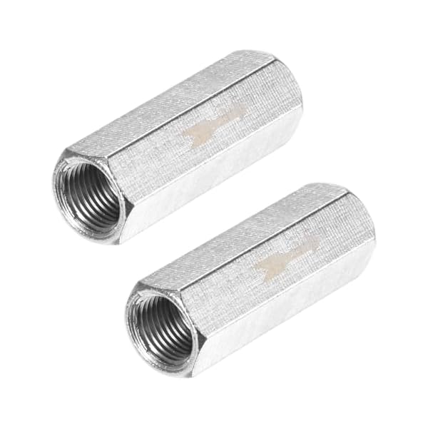 2個セット エアチェックバルブ 1/8" ニッケルメッキ銅製 逆流防止 メスネジ フル
