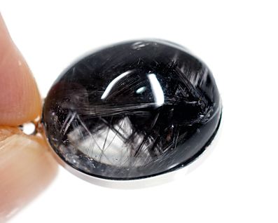 プラチナ放射ルチル ペンダントトップ （18金ホワイトゴールド） No.5 （鑑別書付） [ 画像現物・一点物 ] パワーストーン 天然石 FORESTBLUE フォレストブルー【3635】