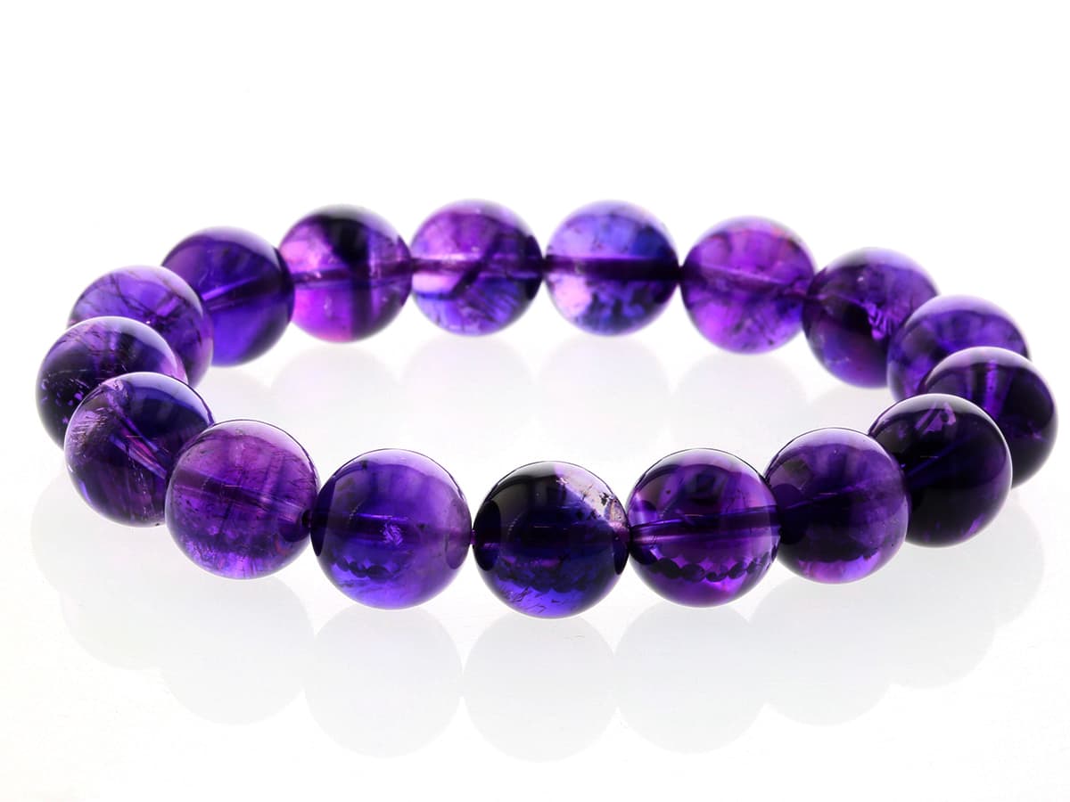 般若心経・病気快癒ブレス 【開運ブレスレット　開運グッズ　白水晶　ファッション】