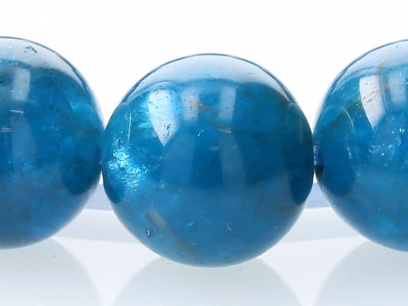 【10%OFF】ブルーアパタイト ブレスレット 10mm玉 No.29 [ 画像現物・一点物 ] パワーストーン 天然石 FORESTBLUE フォレストブルー【7056】
