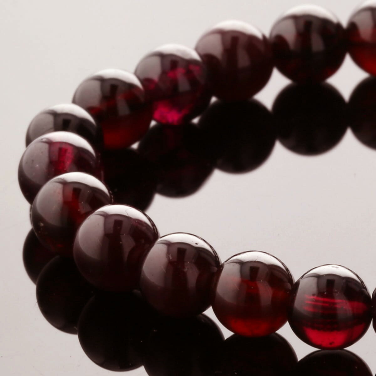 ガーネット ブレスレット 8mm玉 No.38 4A [ 画像現物・一点物 ] パワーストーン 天然石 FORESTBLUE フ..