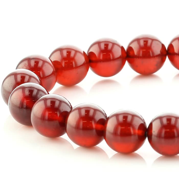 オレンジガーネット（ヘソナイト） ブレスレット 10mm玉 No.22 [ 画像現物・一点物 ] パワーストーン 天然石 FORESTBLUE フォレストブルー【7449】