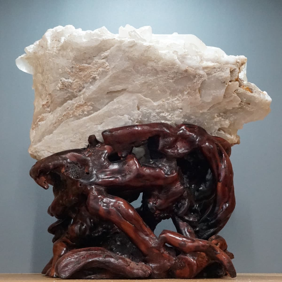 ヒマラヤ水晶 クラスター・原石 No.2 [ 画像現物・一点物 ] [ 画像現物・一点物 ] パワーストーン 天然石 FORESTBLUE フォレストブルー【3920】