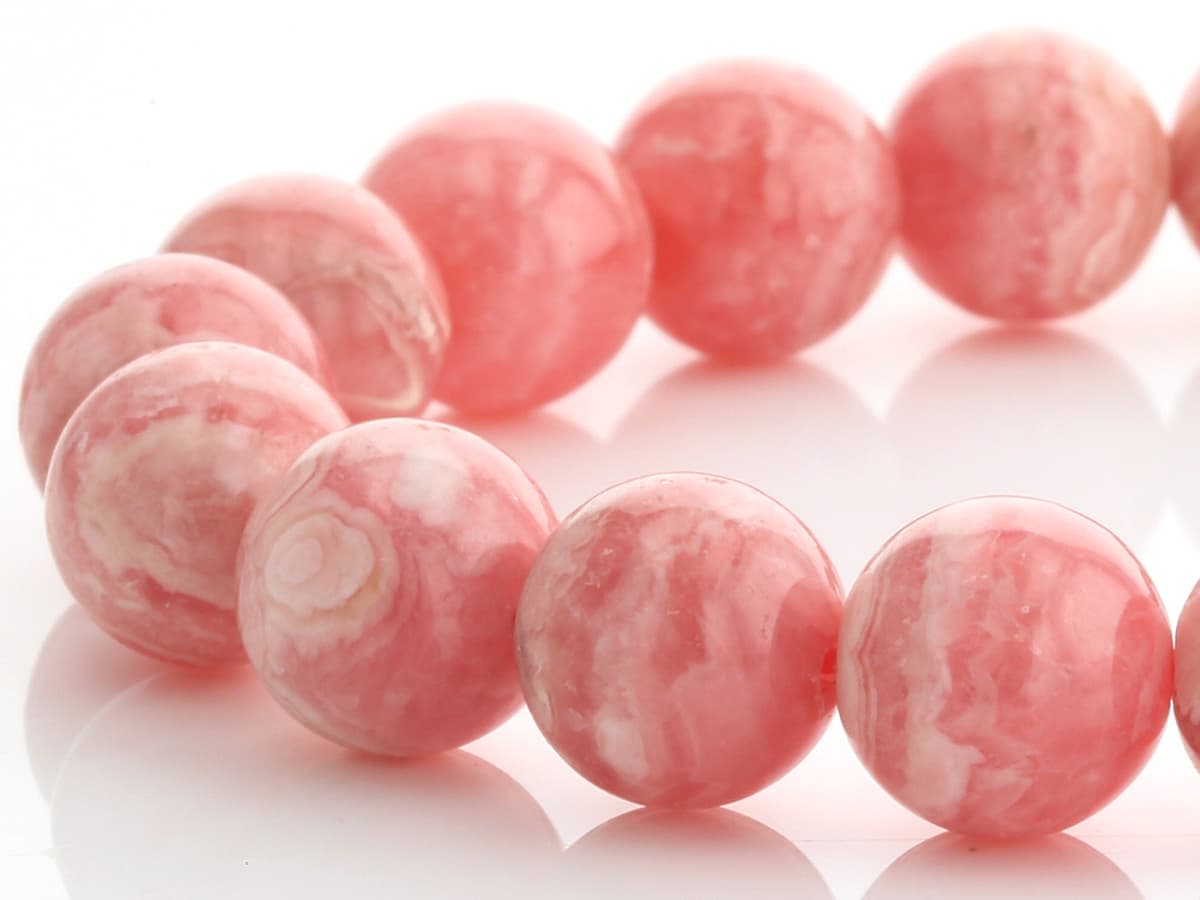 インカローズ （ベビーピンク）ブレスレット 10mm玉 No.24 最高級5A [ 画像現物・一点物 ] パワーストーン 天然石 FORESTBLUE フォレストブルー【5248】