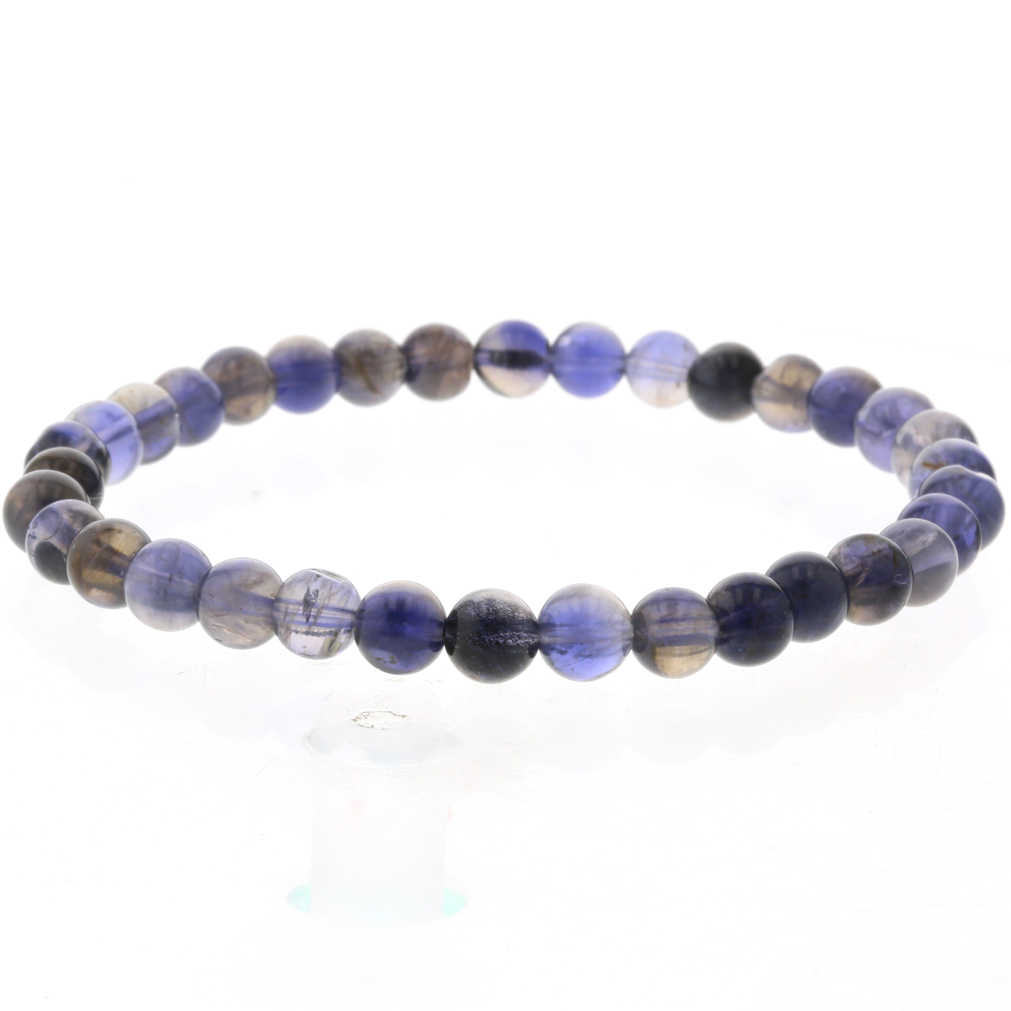 【10%OFF】最高級（5A） アイオライト ブレスレット 6mm玉 No.6 [ 画像現物・一点物 ] [ 画像現物・一点物 ] パワーストーン 天然石 FORESTBLUE フォレストブルー【3421】