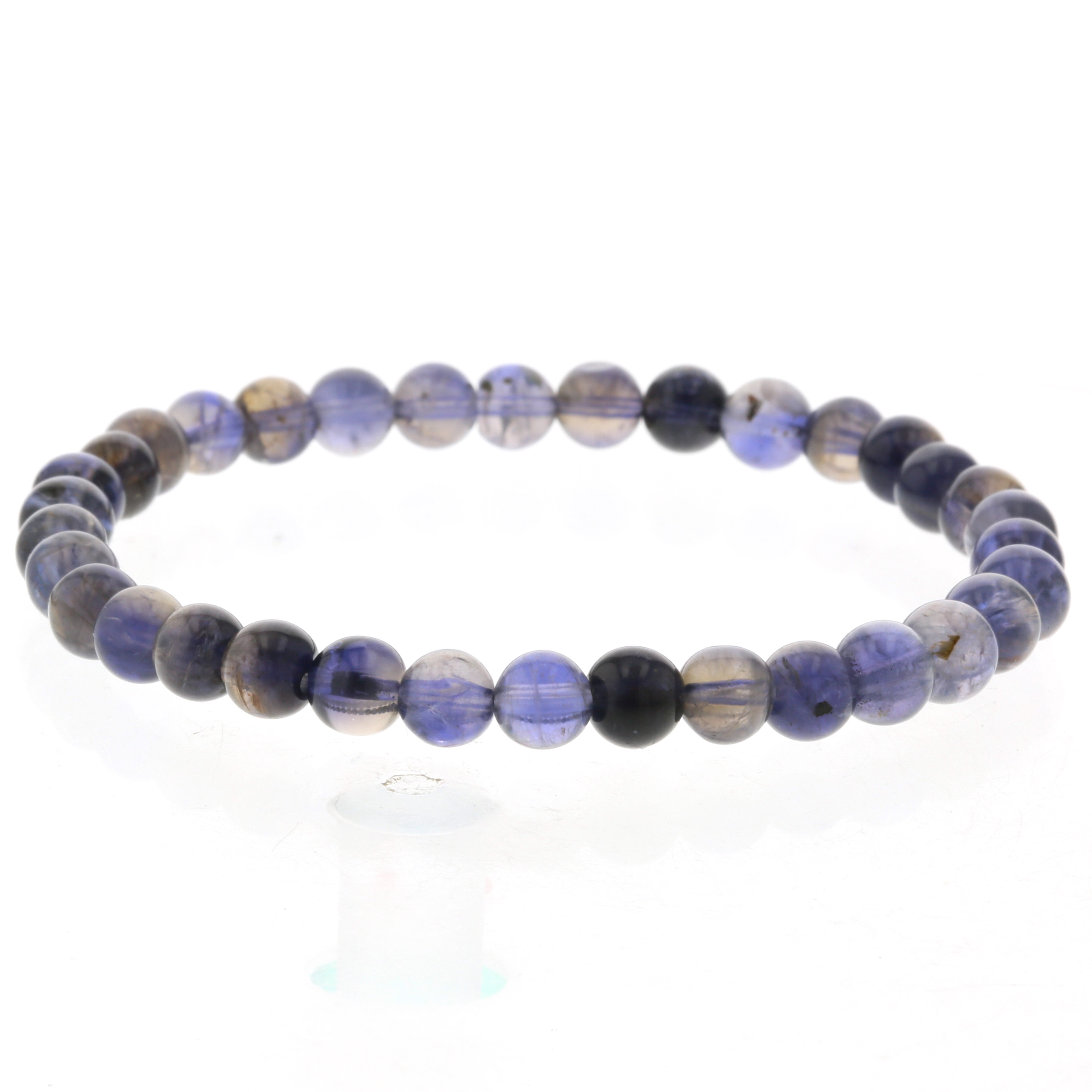 【10%OFF】最高級（5A） アイオライト ブレスレット 6mm玉 No.6 [ 画像現物・一点物 ] [ 画像現物・一点物 ] パワーストーン 天然石 FORESTBLUE フォレストブルー【3421】