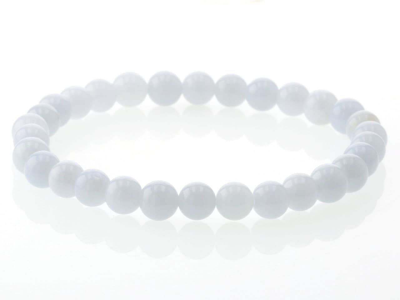 ラベンダー翡翠（ひすい） ブレスレット 7mm玉 No.57 [ 画像現物・一点物 ] パワーストーン 天然石 FORESTBLUE フォレストブルー【4212】