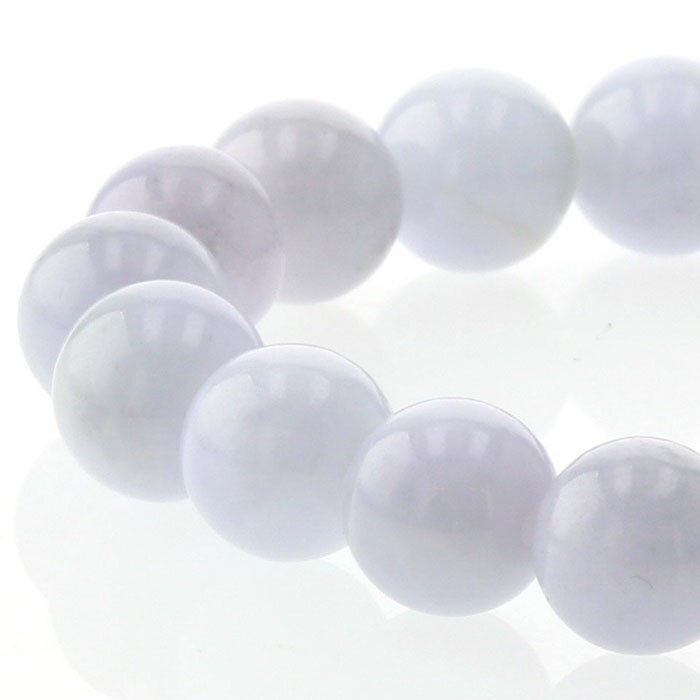 ラベンダー翡翠（ひすい） ブレスレット 8.5mm玉 No.62 [ 画像現物・一点物 ] パワーストーン 天然石 FORESTBLUE フォレストブルー【5063】