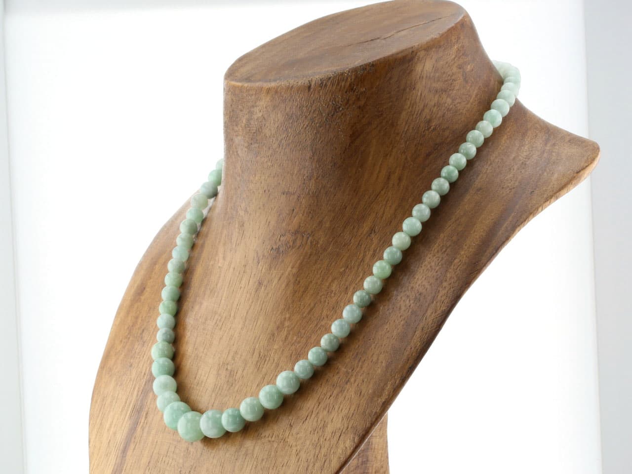 翡翠（ひすい） ネックレス No.1最高級5A [ 画像現物・一点物 ] パワーストーン 天然石 FORESTBLUE フォレストブルー【5673】