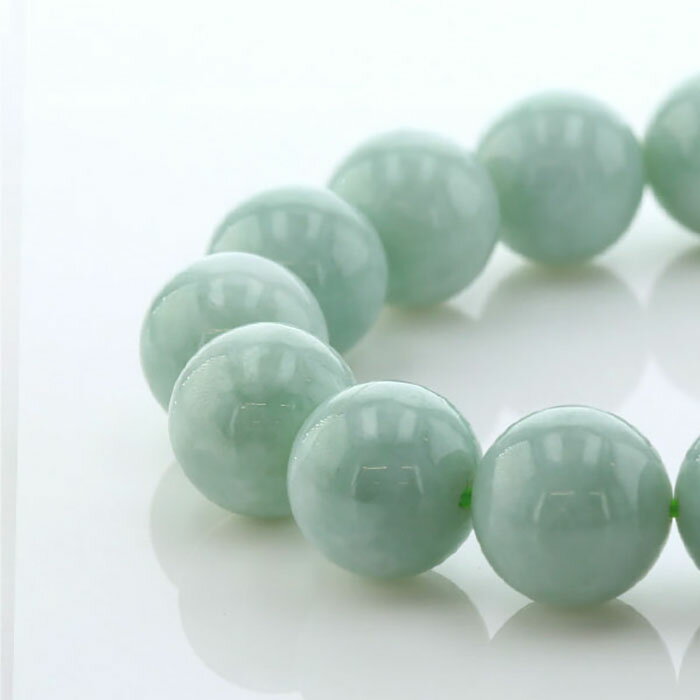 翡翠 （ひすい）(ミャンマー産) ブレスレット 12mm玉 No.14 [ 画像現物・一点物 ] パワーストーン 天然石 FORESTBLUE フォレストブルー【5877】(3)