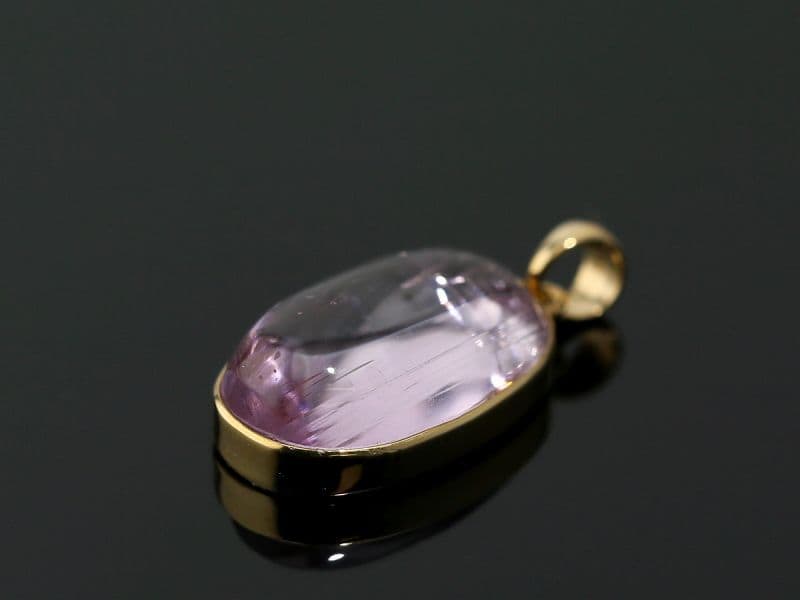 クンツァイト ペンダントトップ （18金イエローゴールド） No.3 [ 画像現物・一点物 ] パワーストーン 天然石 FORESTBLUE フォレストブルー【6974】