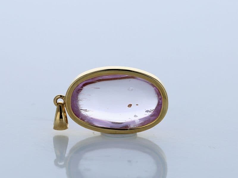 クンツァイト ペンダントトップ （18金イエローゴールド） No.3 [ 画像現物・一点物 ] パワーストーン 天然石 FORESTBLUE フォレストブルー【6974】