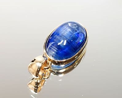 カイヤナイト ペンダントトップ （18金イエローゴールド） No.3 [ 画像現物・一点物 ] パワーストーン 天然石 FORESTBLUE フォレストブルー【6748】