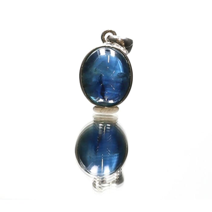 カイヤナイト ペンダントトップ （18金ホワイトゴールド） No.24 [ 画像現物・一点物 ] パワーストーン..