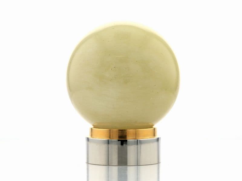 リビアングラス 丸玉・スフィア 44mm玉 No.3 （鑑別書付） [ 画像現物・一点物 ] パワーストーン 天然石 FORESTBLUE フォレストブルー【7268】