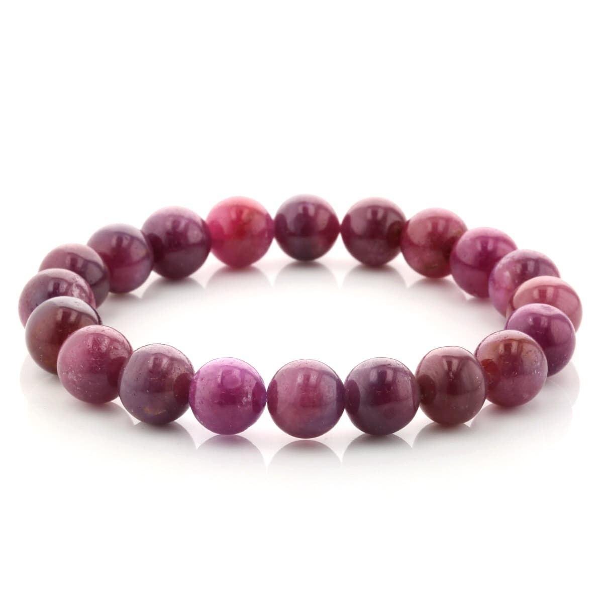 ルビー ブレスレット 10mm玉 No.15 最高級5A [ 画像現物・一点物 ] パワーストーン 天然石 FORESTBLUE フォレストブルー