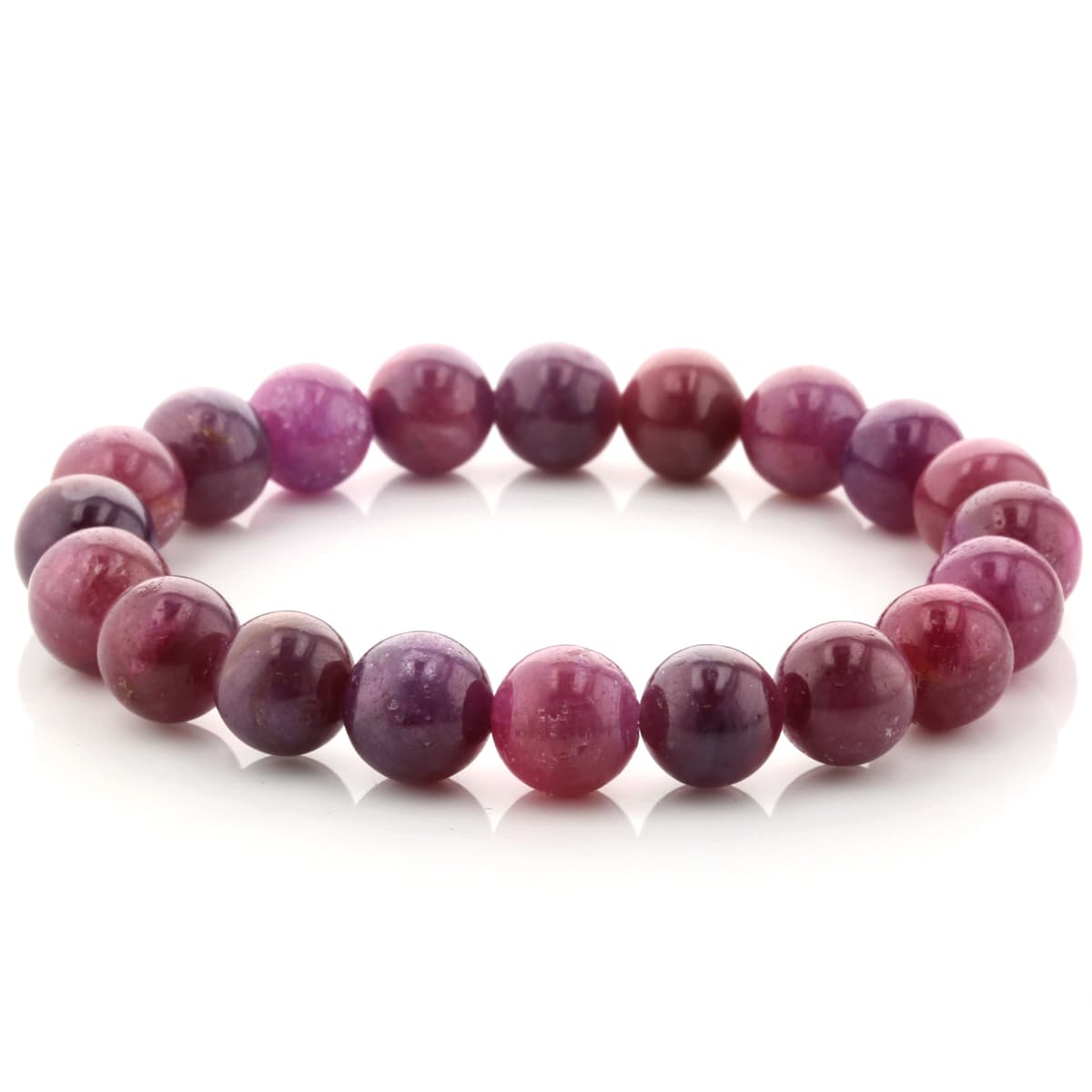 ルビー ブレスレット 10mm玉 No.15 最高級5A [ 画像現物・一点物 ] パワーストーン 天然石 FORESTBLUE フォレストブルー