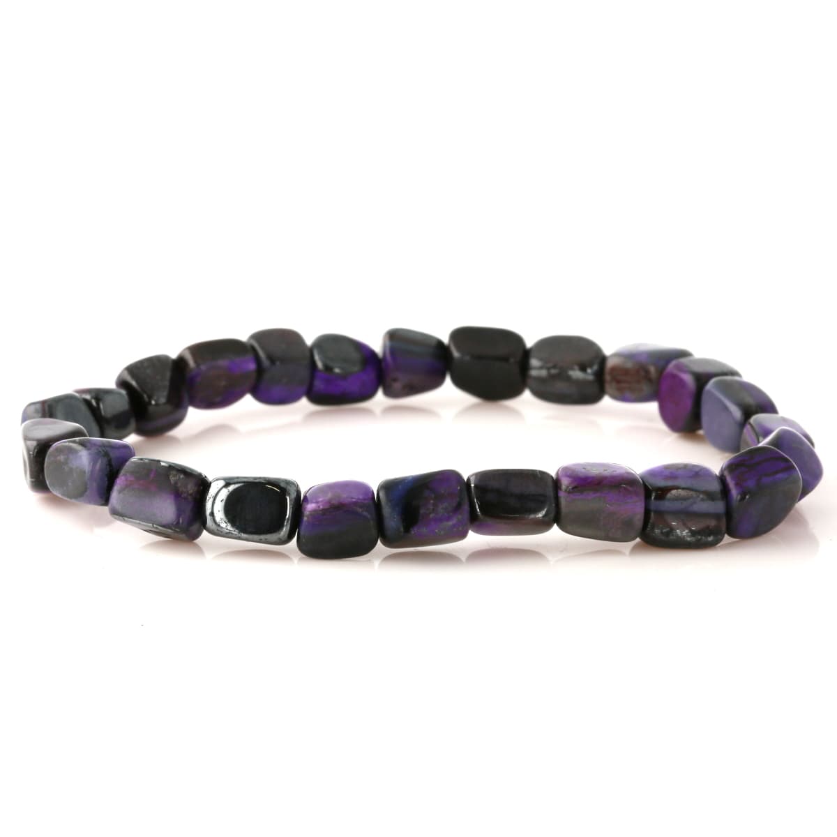 最高級（5A） スギライト イレギュラーブレスレット No.13 [ 画像現物・一点物 ] パワーストーン 天然石 FORESTBLUE フォレストブルー【3028】