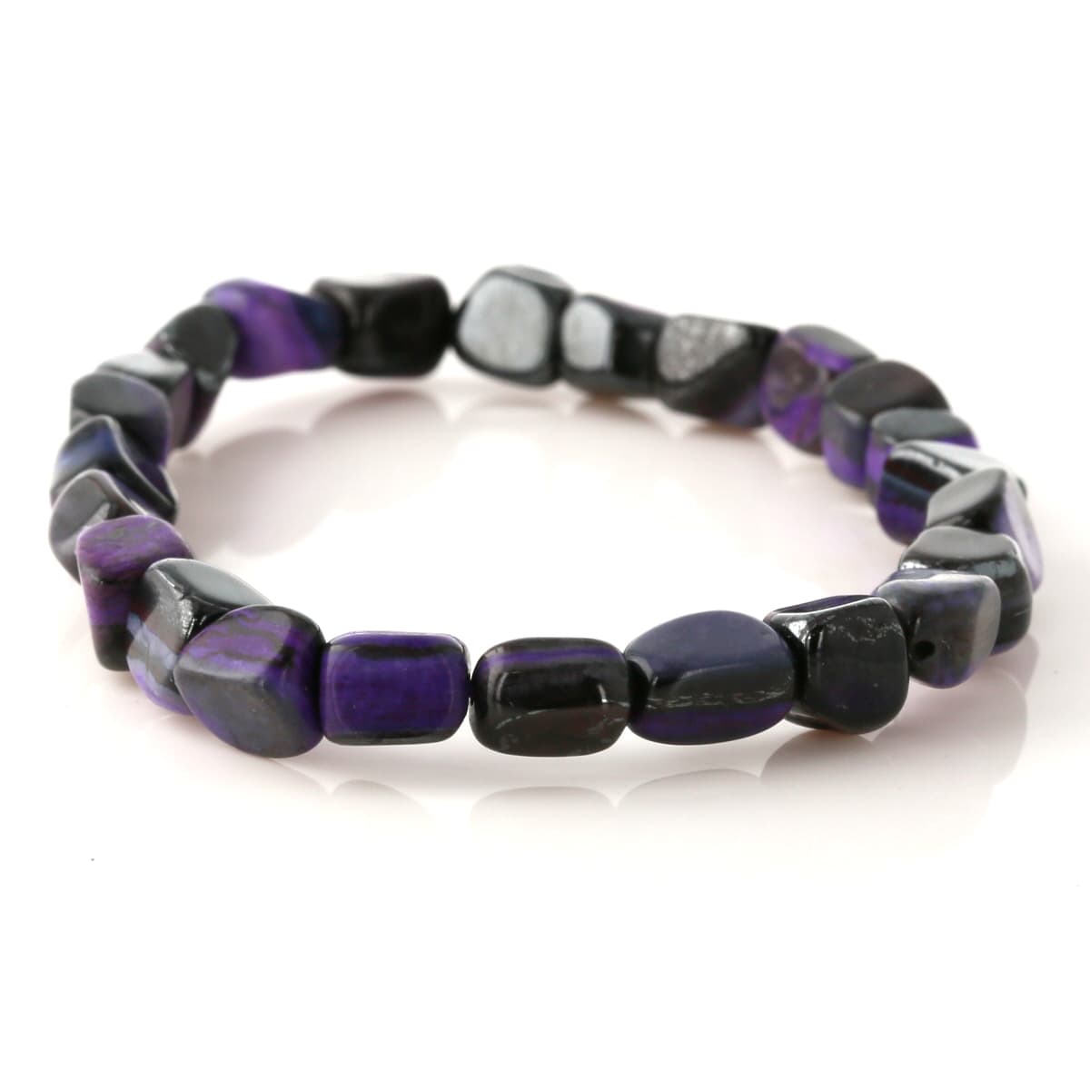 最高級（5A） スギライト イレギュラーブレスレット No.13 [ 画像現物・一点物 ] パワーストーン 天然石 FORESTBLUE フォレストブルー【3028】