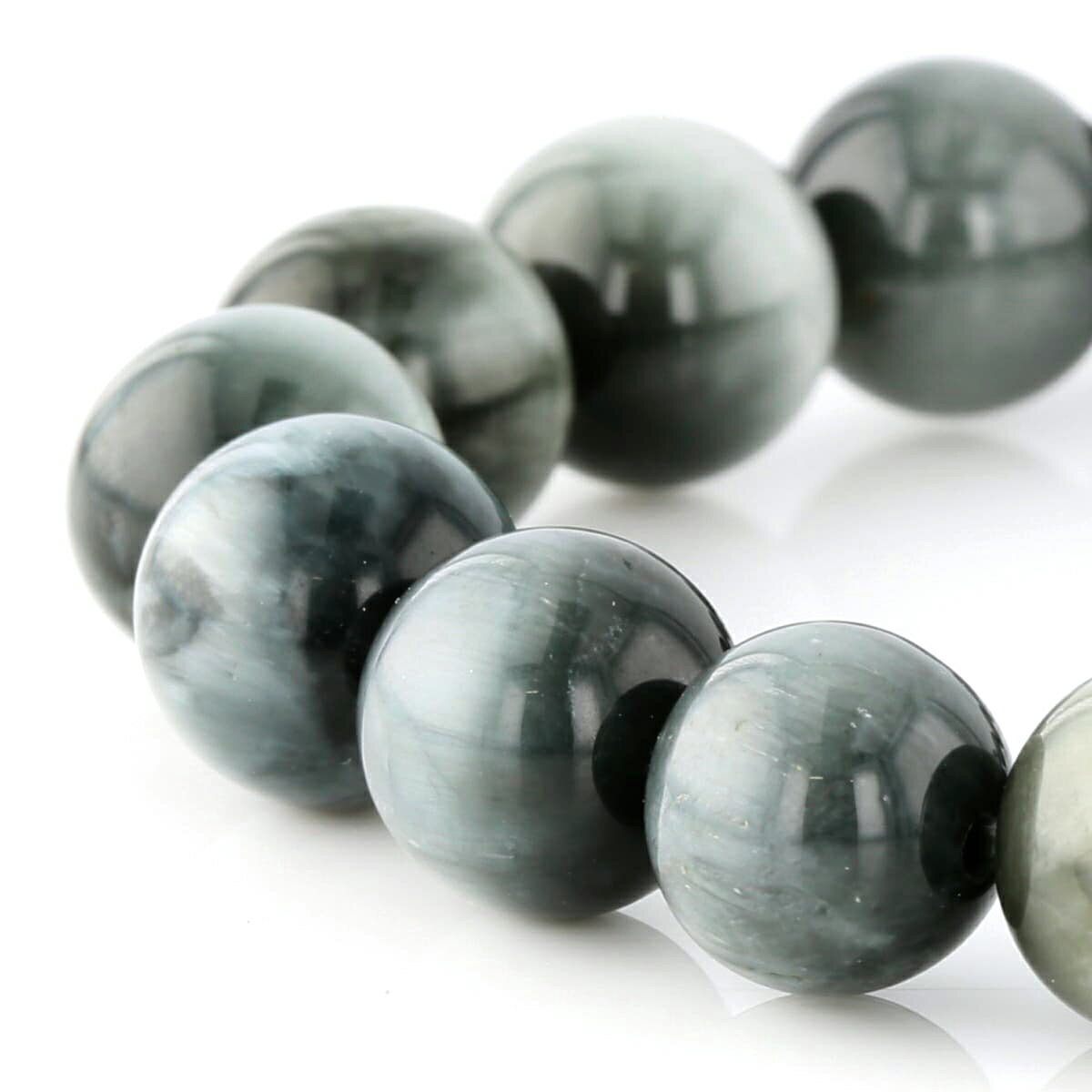 グレータイガーアイ （イーグルアイ） ブレスレット 10mm玉 No.9 最高級5A [ 画像現物・一点物 ] パワーストーン 天然石 FORESTBLUE フォレストブルー 【6992】