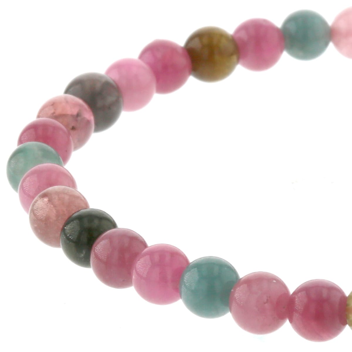 トルマリン ミックスカラー ブレスレット 5mm玉 No.17 最高級（5A） [ 画像現物・一点物 ] パワーストーン 天然石 FORESTBLUE フォレストブルー【7250】