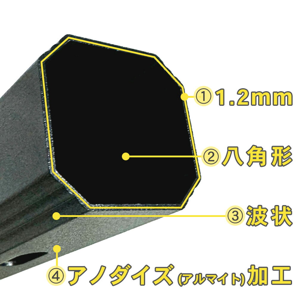 [限定200円クーポン配布]【送料無料】キャンプタープポール 軽量 横力耐久性 抜群 ...