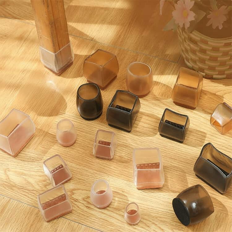 24個セット 椅子脚カバー シリコン イス脚カバー 椅子足カバー イス脚キャップ 丸...