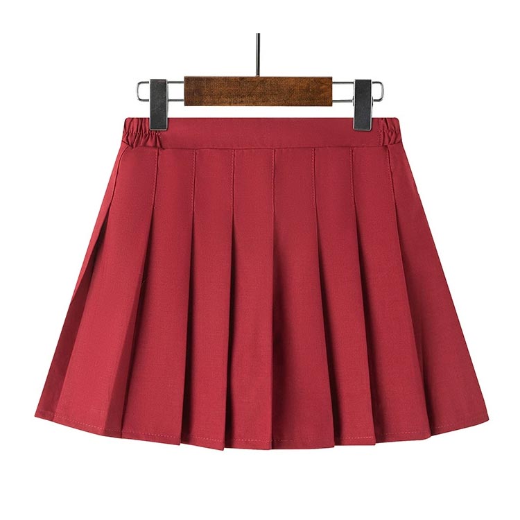 Forestgreenshopの女の子 制服 スカート 冬 秋 チェックスカート Aラインスカート フレアスカート ミニスカート 120 春 夏 プリーツスカート プリーツスカート ブラック ネイビー ホワイト 100 110 キッズ 130 140 150 160 170 180cm ダンス衣装 チアリーダー ジュニア｜アングル2