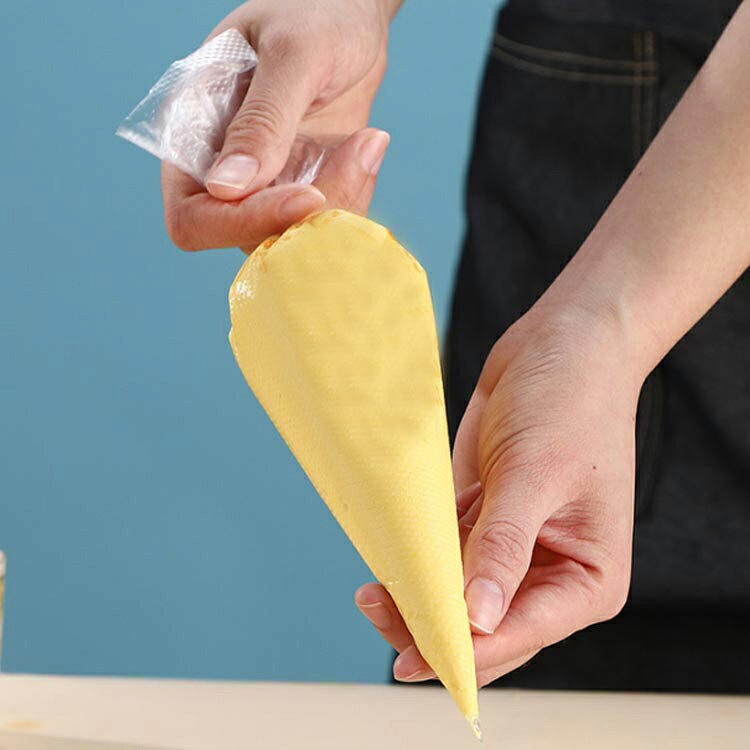 バレンタイン 絞り袋 お菓子 お菓子作り 製菓用具 100枚セット PE絞り袋 ケーキ デ...