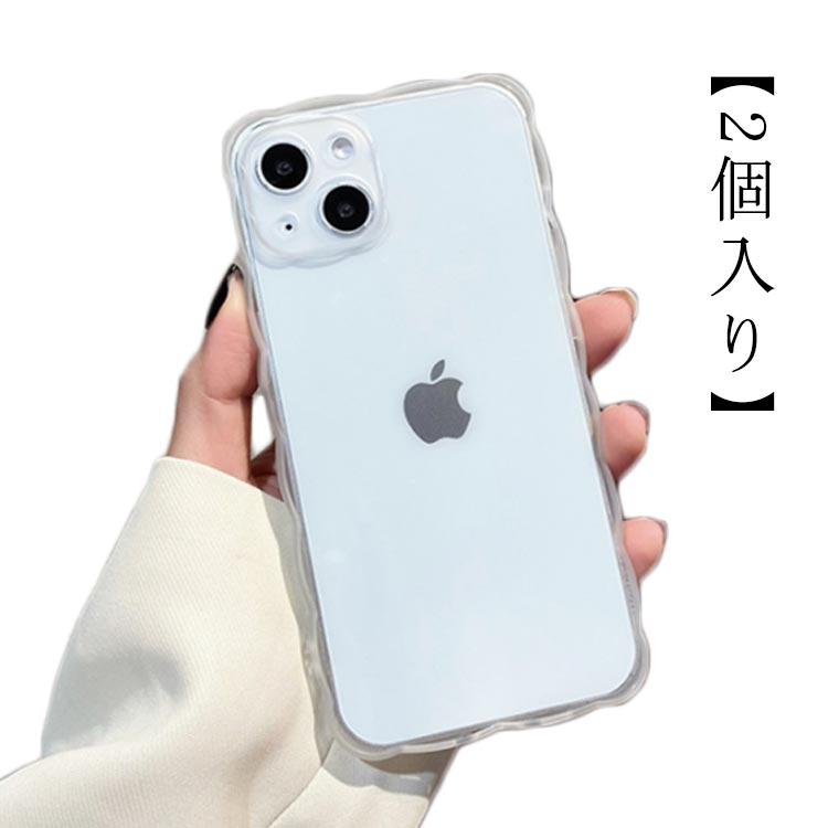 乐天商城 - iphone15 ケース 2個 韓国 クリア ウェーブ iphone 15 14 13 Pro 12 mini ケース ソフト シンプル アイフォン 15 カバー おしゃれ シンプル クリア 透明 大人 かわいい スリム 軽い 耐衝撃 送料無料