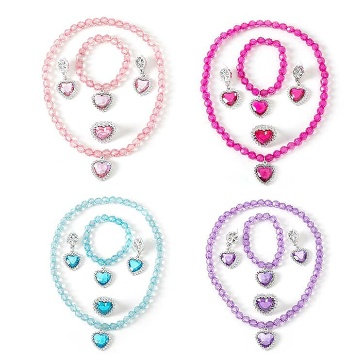 プレゼント ネックレス セット イヤリング アクセサリー 子供 ドレス プリンセス ...