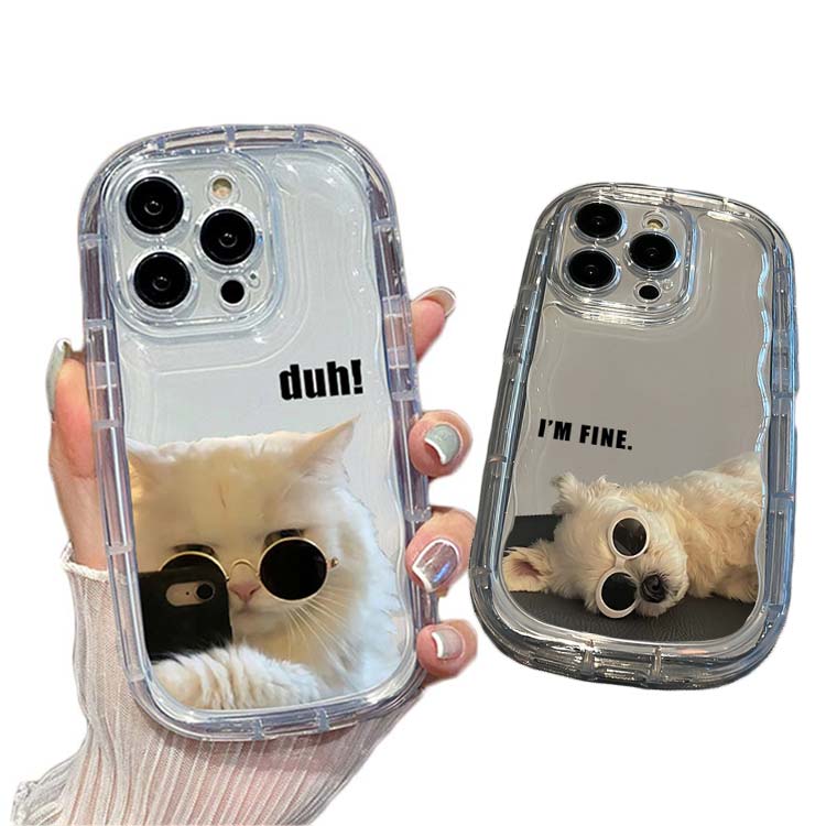 樂天商城 - iPhone15 ケース iPhone15Pro ケース iPhone14 ケース iPhone15 ケース iPhone14 pro promax iPhone13 韓国 おしゃれ 可愛い かわいい ケース アニマル ネコ 猫 いぬ イヌ 犬 耐衝撃 クリアケース 透明 送料無料