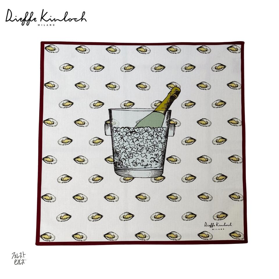 Dieffe Kinloch(ディエッフェ キンロック)/コットン ハンカチ/fh051
