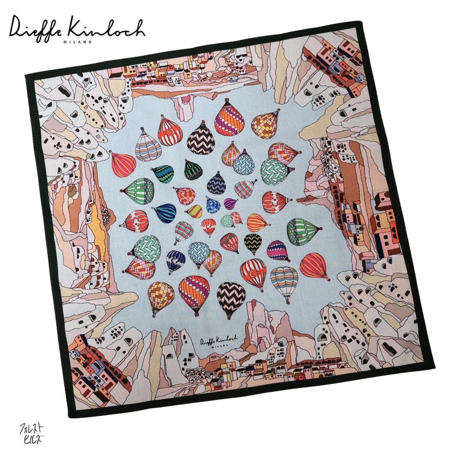Dieffe Kinloch(ディエッフェ キンロック)/コットン ハンカチ/CAPADOCIA/fh124