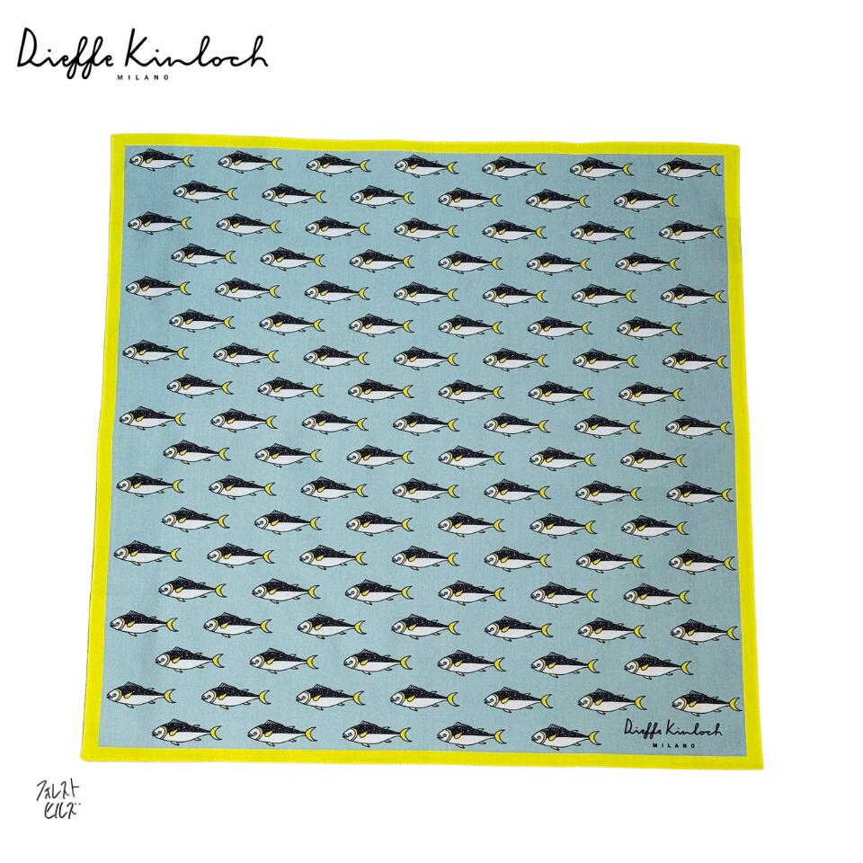 Dieffe Kinloch(ディエッフェ キンロック)/コットン ハンカチ/fh052