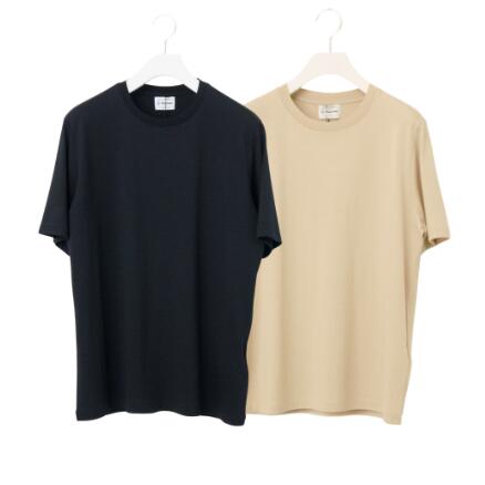 Yonetomi NEW BASIC | WOOL SILK DRESS T-SHIRT