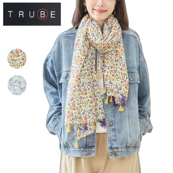 Rakuten - trube プリントタッセルストール　レディース　服　n92-153-181m