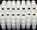 【メール便対応】爆裂水晶 10mm*梵字 水晶12mm【天然石ブレス/クラッククォーツ 10ミリ数珠ブレス】 ┃