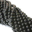 【メール便対応】ブラック オニキス○丸玉パーツ 12mm 約40cm AAグレード 約32個【黒瑪瑙 パワーストーン 天然石 ブレスレット パワーストーン バラ売り 天然石の卸屋価格 ストラップ パーツ】12ミリ ┃