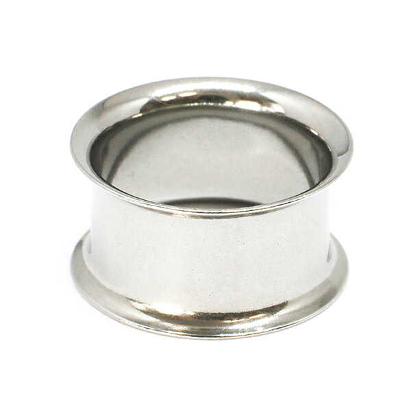 KEEP YOU(キープユー)の【メール便対応】ボディピアス 23/32inch(18mm) ダブルフレア アイレット サージカルステンレス316L 【ボディピアス ロブ ホールトゥピアスに最適 サーキュラ バーベル CBR キャプティブ ビーズリング BCR ボール クロージャー リング】23/32インチ(18ミリ) ┃｜アングル3